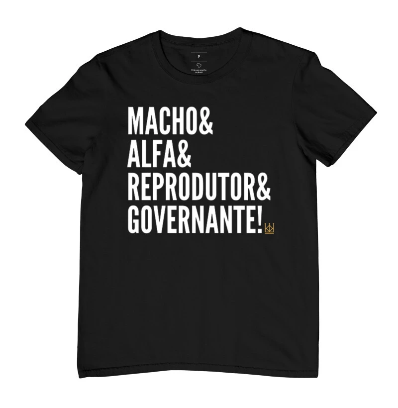 Camisa T-Shirt 100% Algodão Premium FRASES