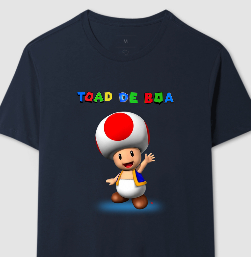 Camiseta Toad de boa