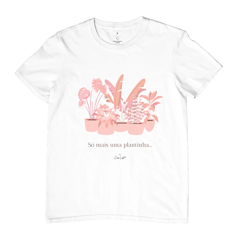 Camiseta Só +1Plantinha cl320