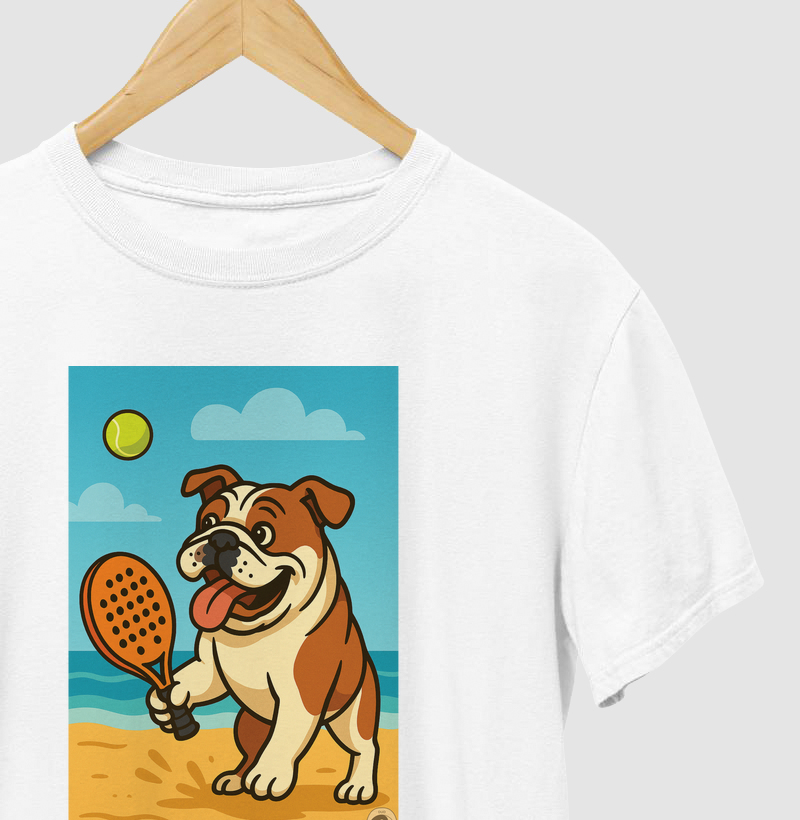 Bulldog Inglês Beach Tennis