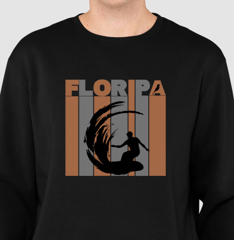MOLETOM SUÉTER SOU FLORIPA SURF 
