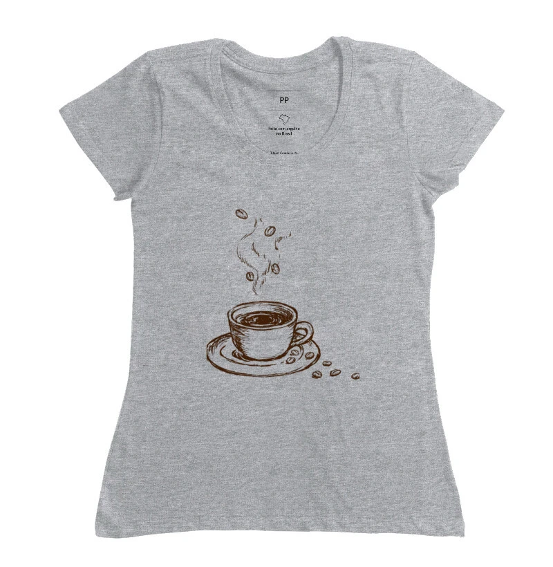 Camiseta Feminina Xicara