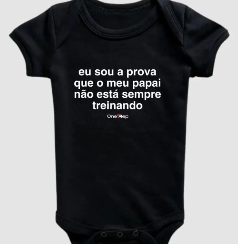 Prova que meu pai não está sempre treinando (unissex)