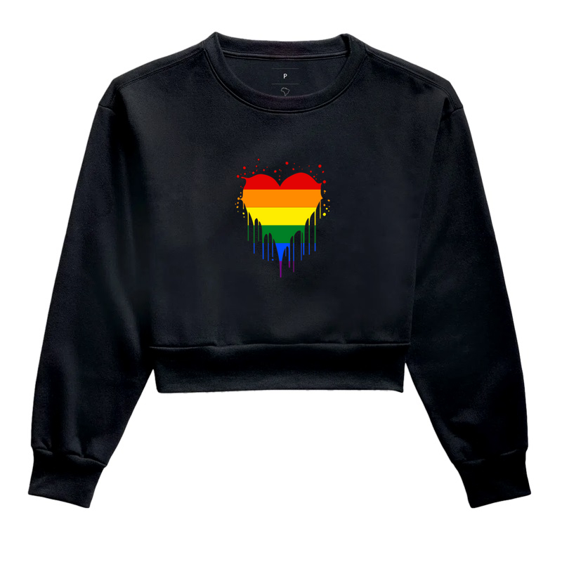 Coração LGBT Escorrendo