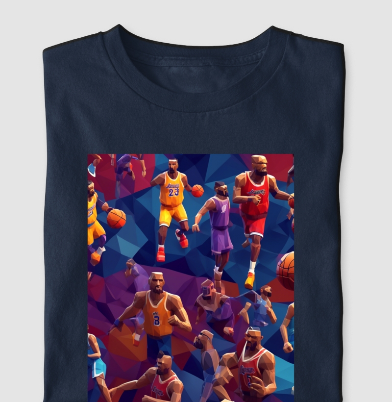 Camiseta Estampada - Basquete
