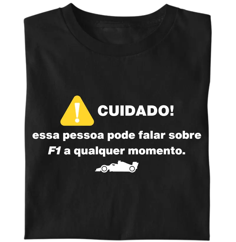 Cuidado! Fanático por Fórmula 1