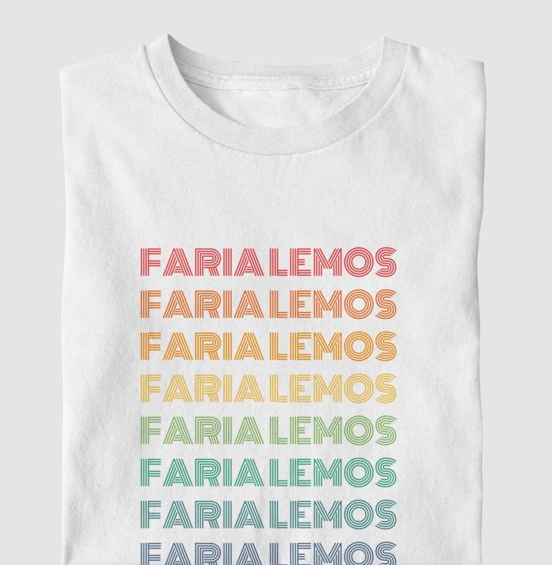 Faria Lemos Letreiro Retrô