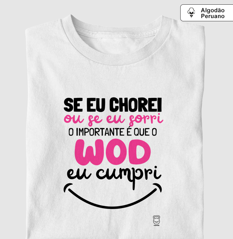 Se eu chorei