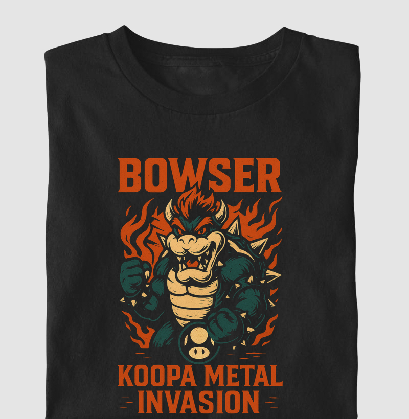 Bowser Koopa Metal Mario Rock Collection