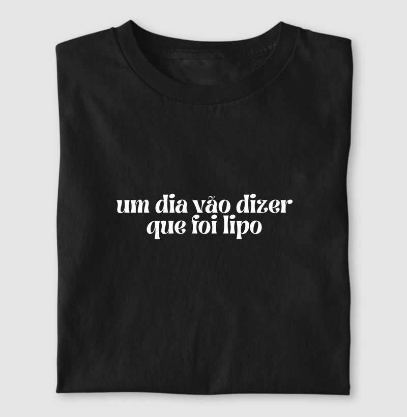 Vão dizer que foi lipo