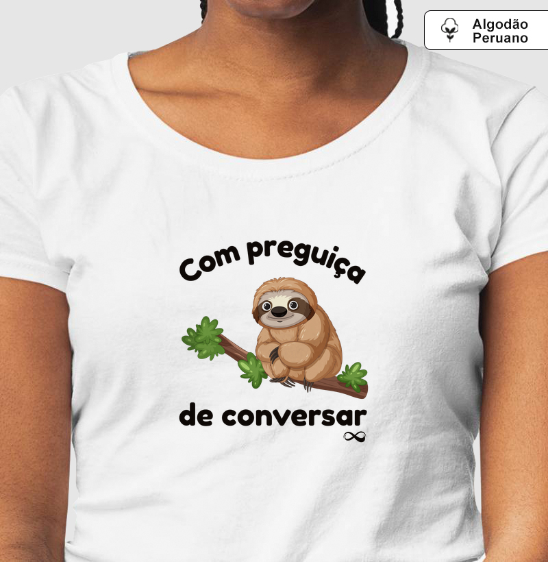 Com preguiça de conversar
