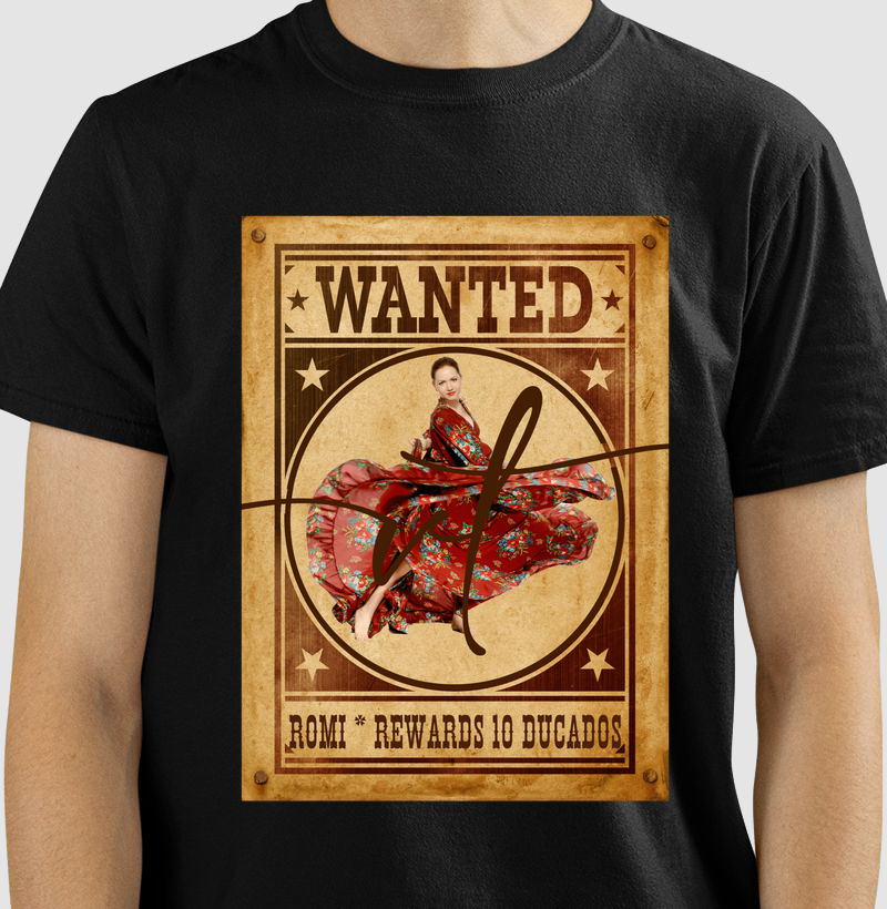 WANTED. T-SHIRT Black Rom - Coleção Bombons Sortidos