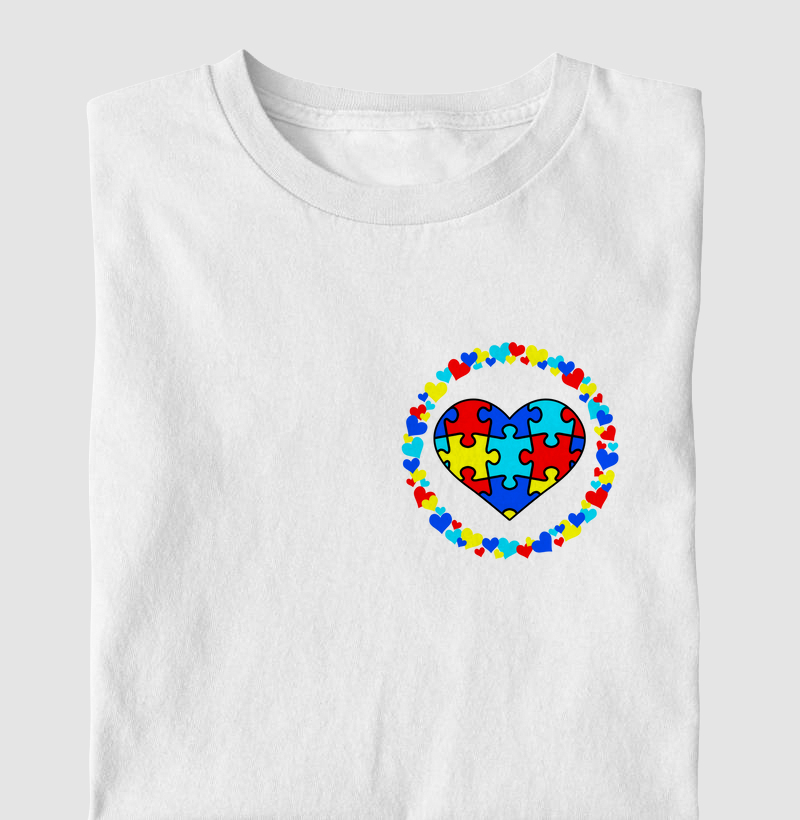 Camiseta / T-shirt Peças do Coração