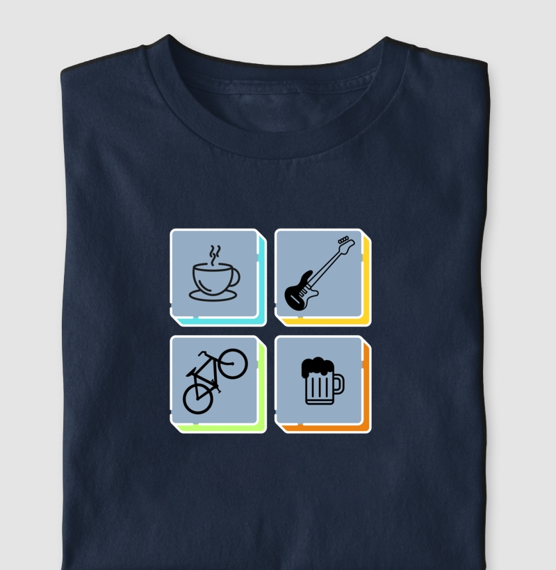 CAFÉ - ROCK - BIKE - CERVEJA