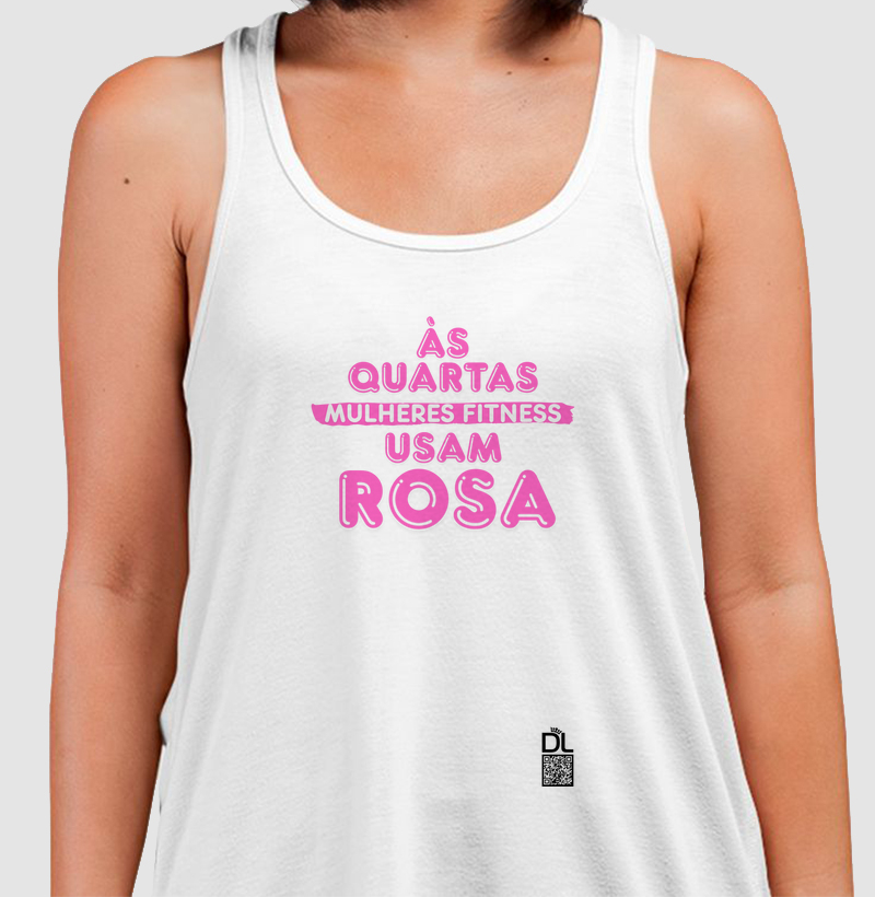 Às Quartas Mulheres Fitness Usam Rosa