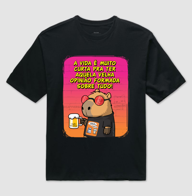 Camiseta Capivara Opinião
