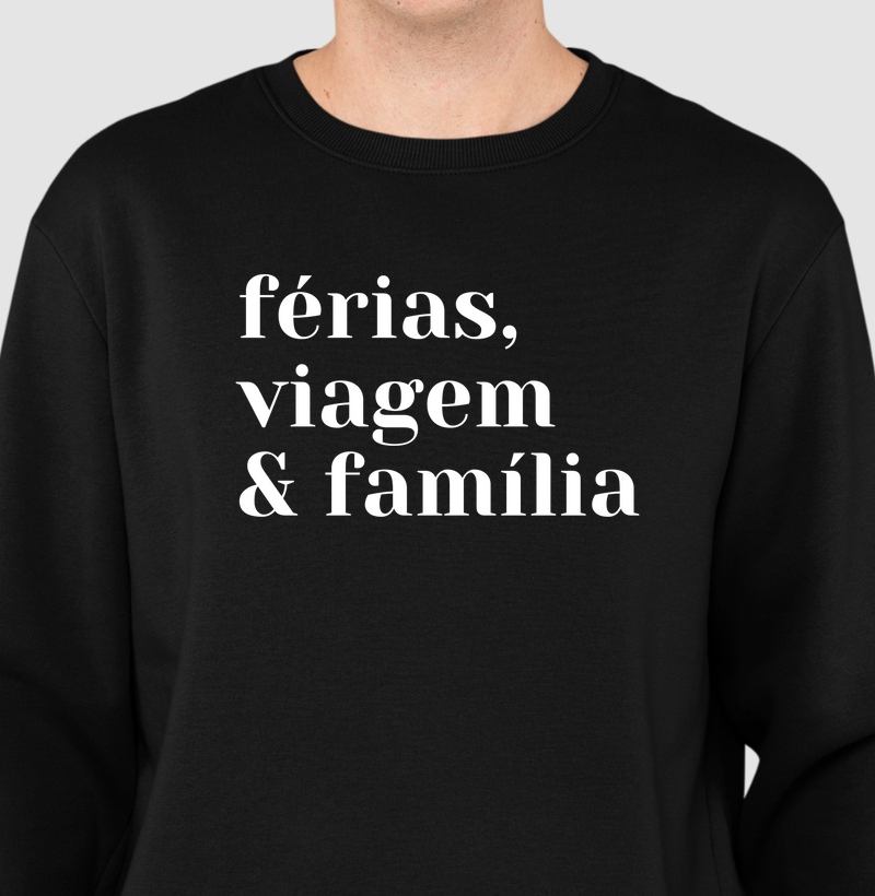 Férias, viagem, família