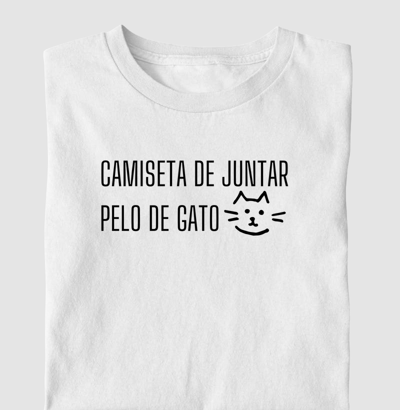 Camiseta de juntar pelo
