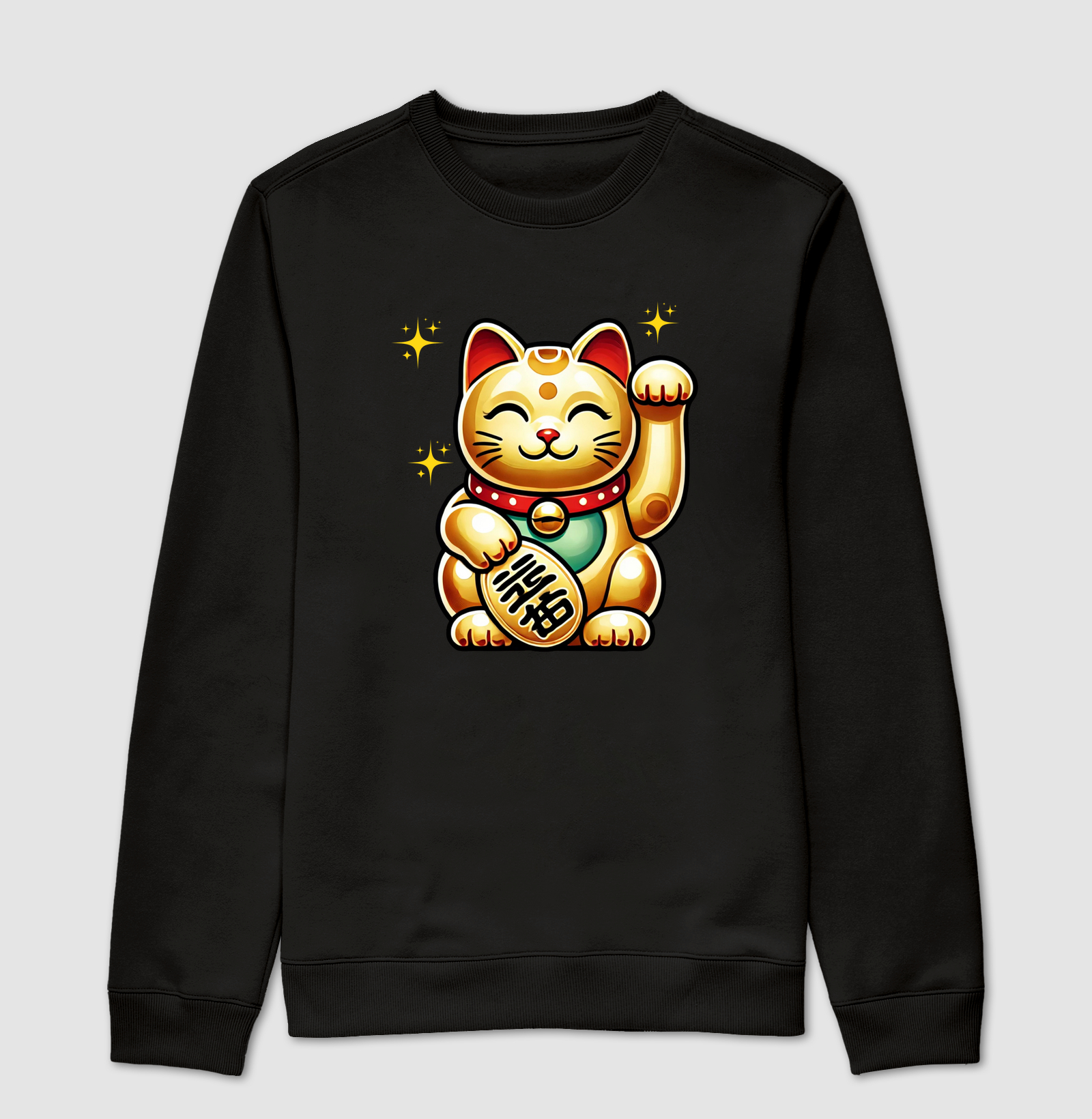 Gato da Sorte com Estrelas