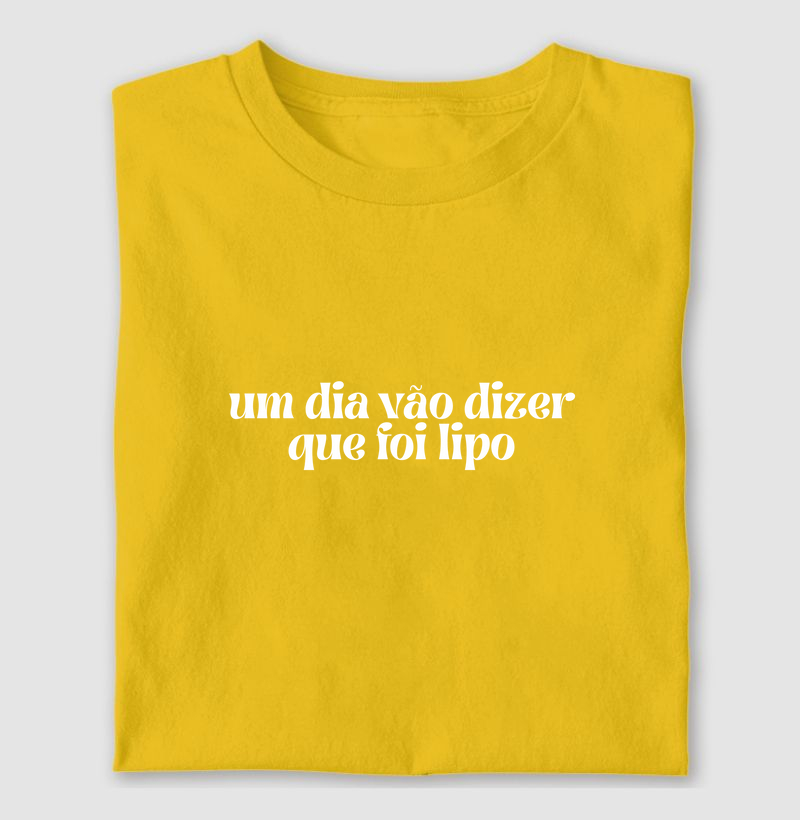 Vão dizer que foi lipo