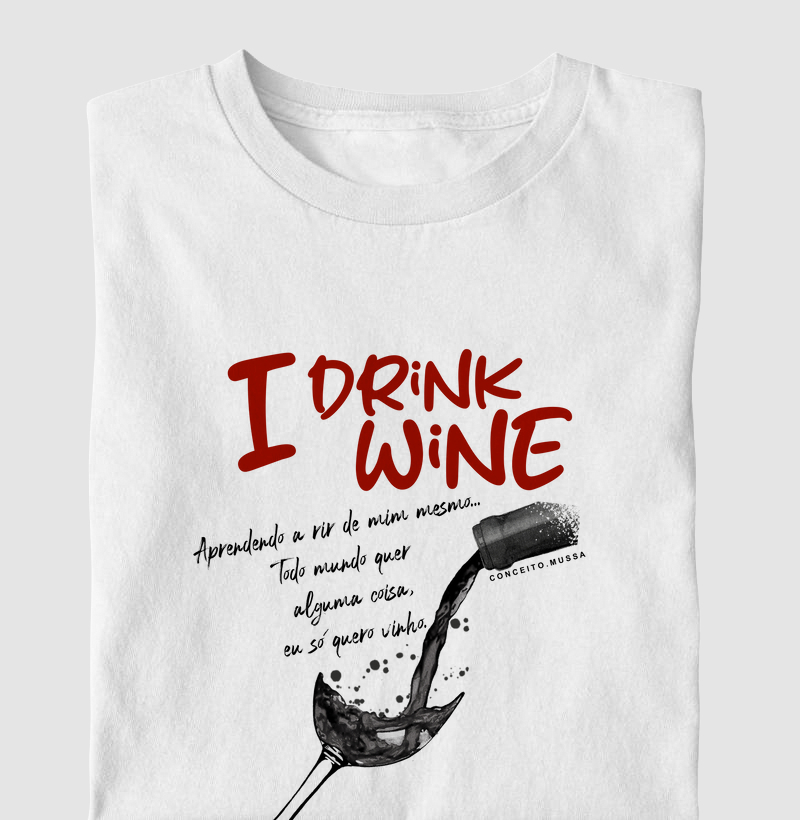 Eu bebo vinho