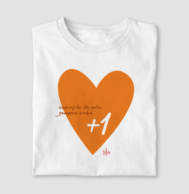 Coração de Mãe Sempre Cabe +1 - Bergamota