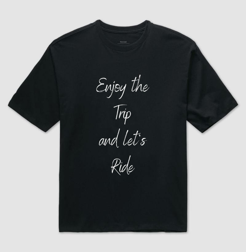 Camiseta Oversized - Let's Ride