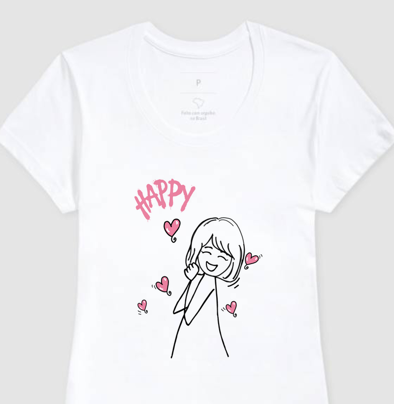 Camiseta Happy