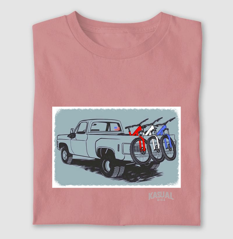 Bike na caçamba