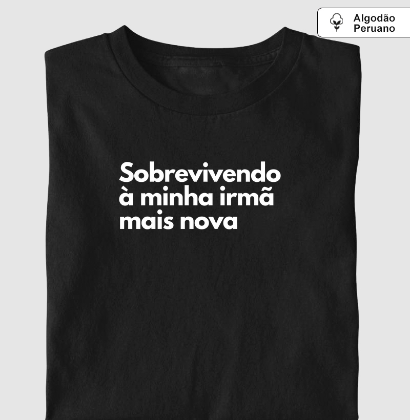 Sobrevivendo à minha irmã mais nova (algodão peruano)