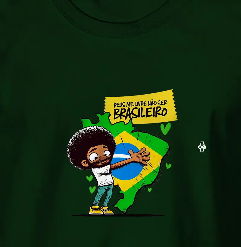 Camiseta Não ser Brasileiro