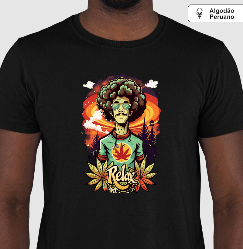Camiseta Algodão Peruano Relax