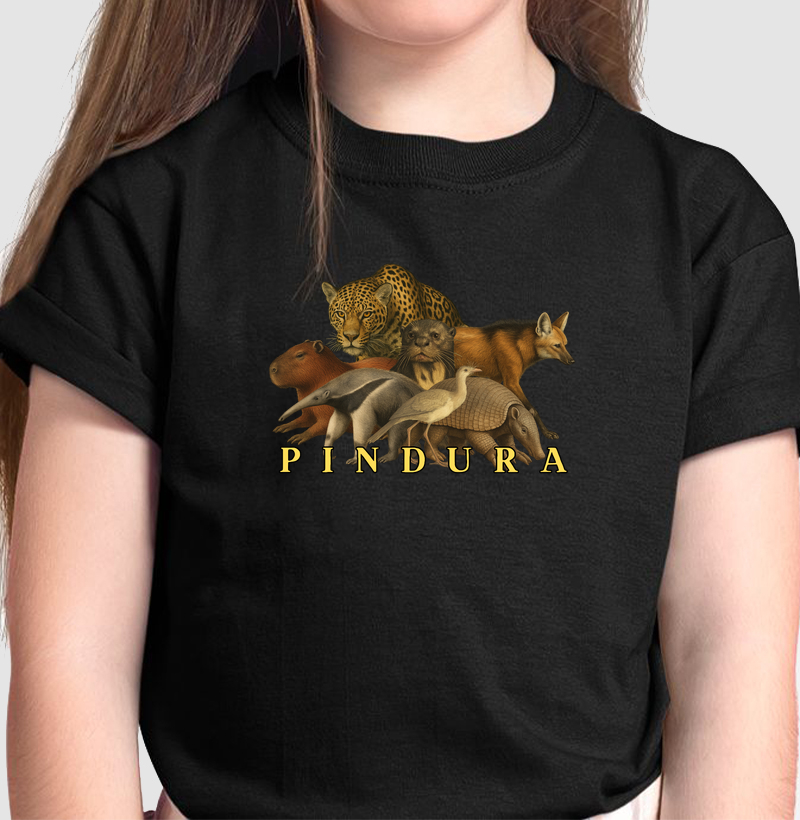 Camiseta Infantil Bichos do Cerrado