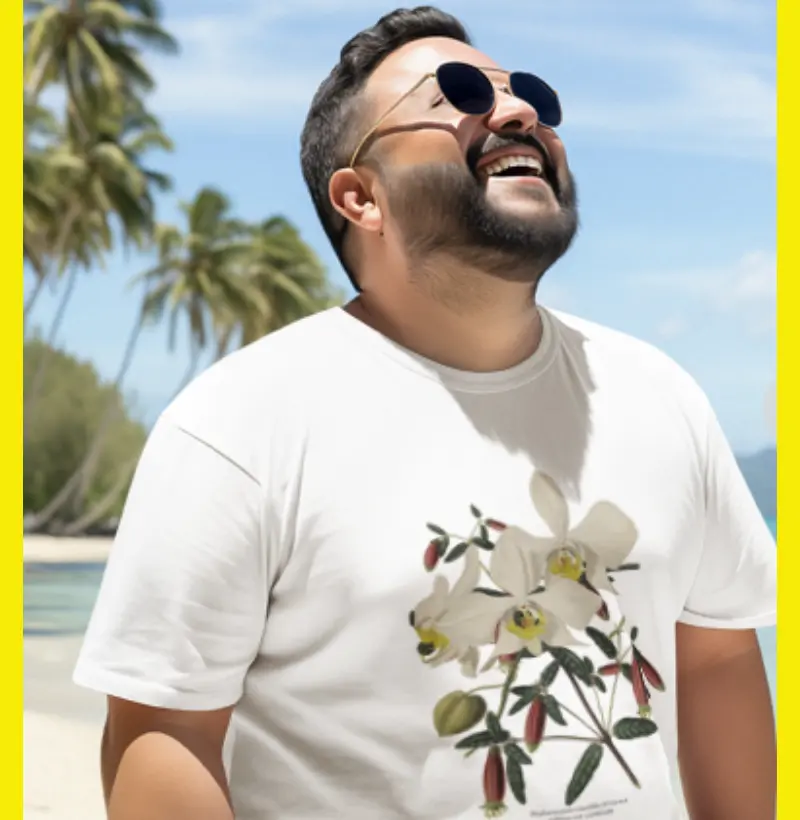 Camiseta Fashion Phalaenopsis
