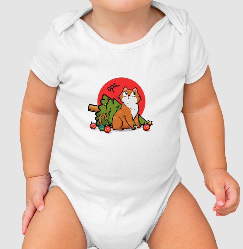 Ops... a árvore de Natal caiu.