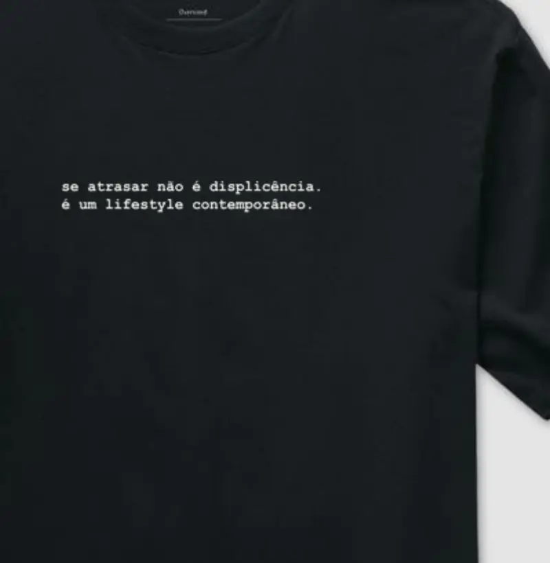 se atrasar não é displicência