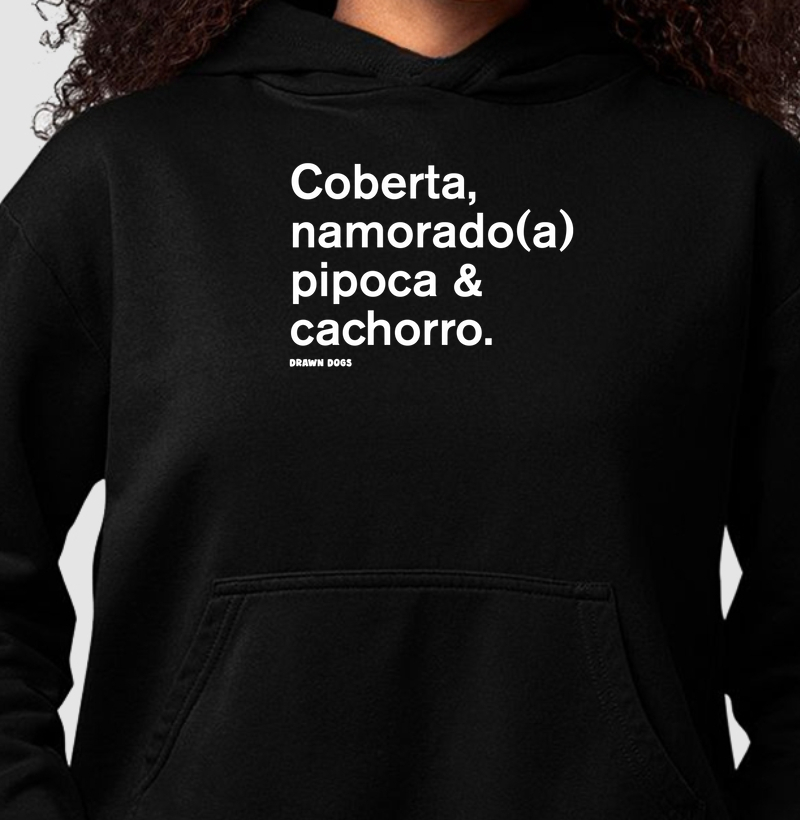 Coberta, namorado(a), pipoca & cachorro