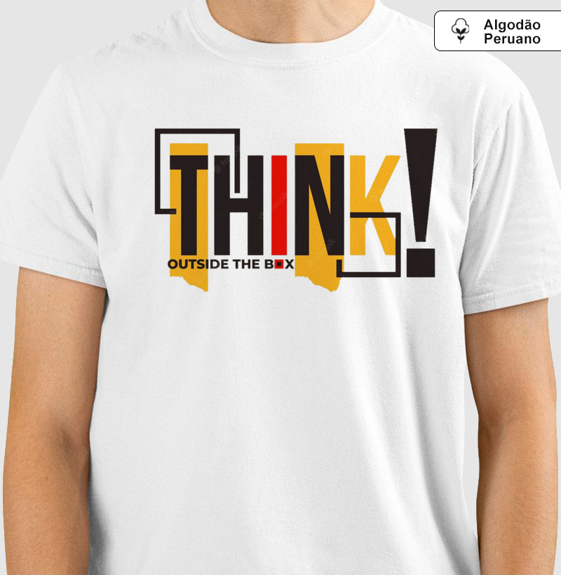 Camiseta Pense Fora da Caixa