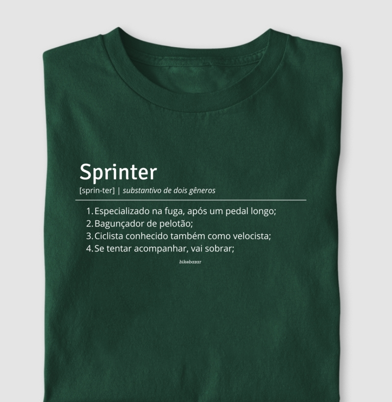 Ciclista Sprinter - Cores Diversas