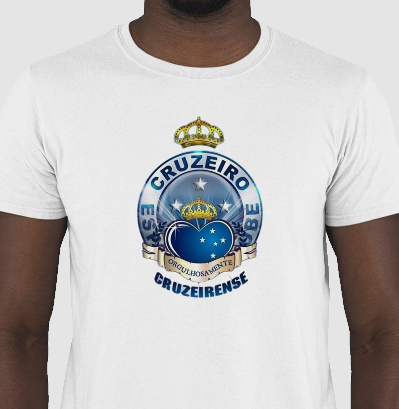 camisa orgulho cruzeirense 100% algodão 