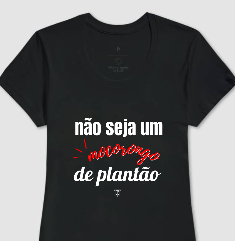 T-Shirt MOCORONGO (preta) Feminina