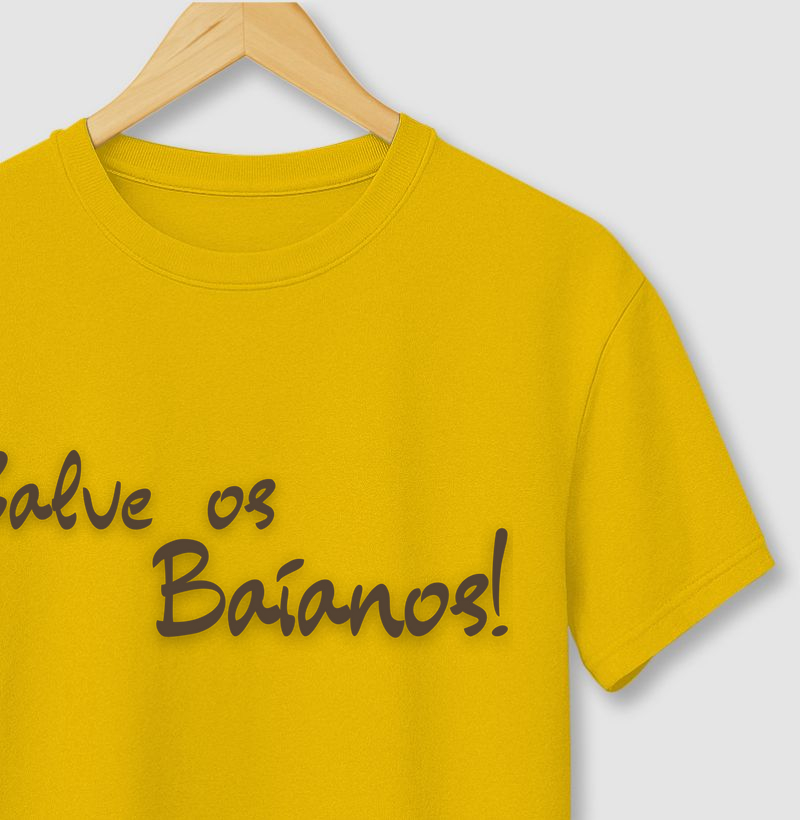 Baiano - Saudação 1 - Camiseta Amarela