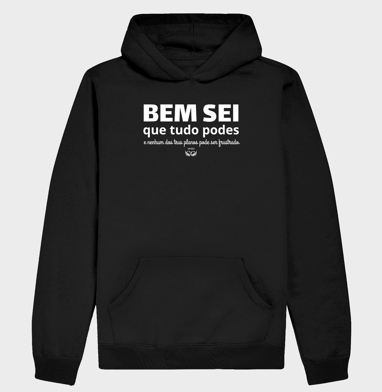 Camiseta 100% Algodão Bem sei que tudo podes. Jó 42.2