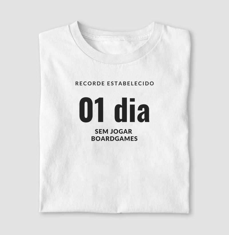 Recorde: 01 dia sem jogar boardgame