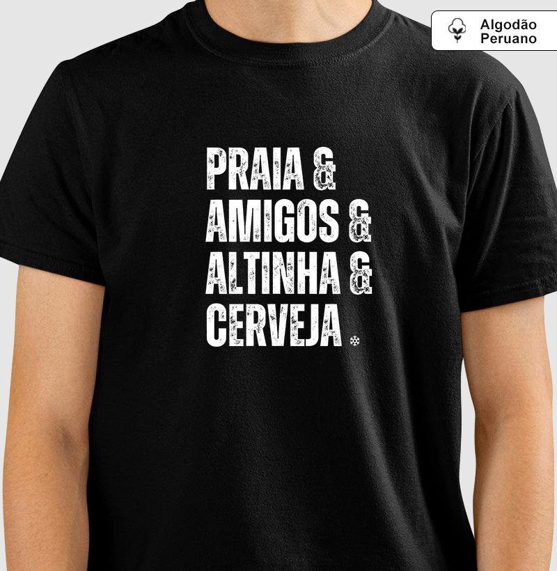 Camiseta Premium Praia