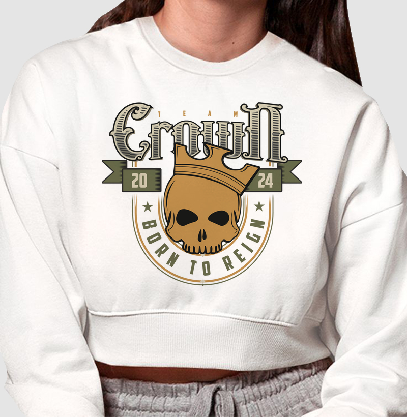 Team Crown Vintage Badge
