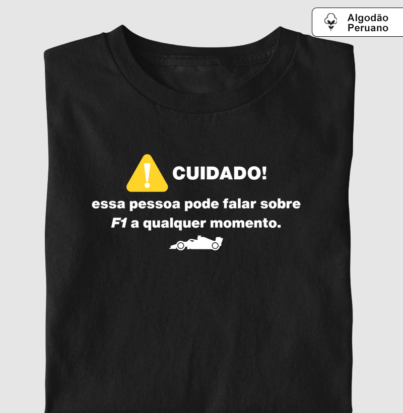 Cuidado! Fanático por Fórmula 1