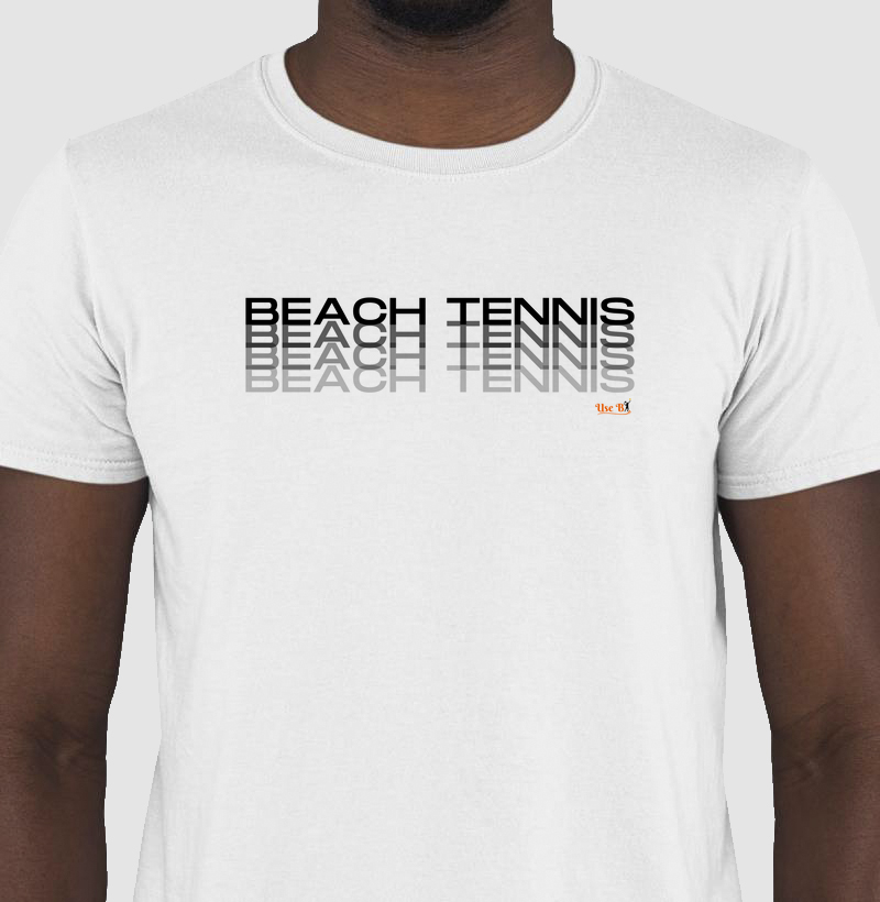 Beach Tennis Degradê (Preto e Branco)