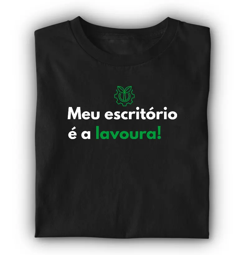 Meu escritório é a lavoura 