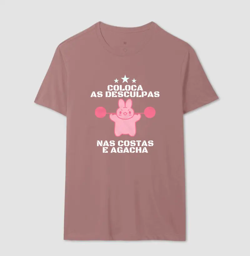 Coloca as desculpas nas costas e agacha